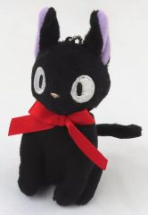【二手】絨毛玩偶吊飾・絨毛徽章 吉吉 絨毛玩偶吊飾 「魔女宅急便」 吉卜力公園限定