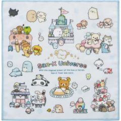【二手】毛巾・手拭巾 A款 San-X Town 主題 迷你毛巾 「San-X Universe」