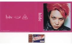 【二手】周邊組合 hide(H) CD尺寸透明文件夾＆貼紙組合 「hideくじ 2026」 E賞