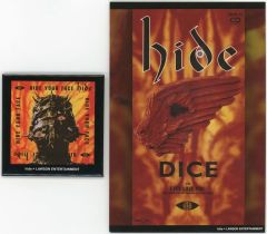 【二手】周邊組合 hide(A) 方形徽章＆明信片組合 「hideくじ 2026」 D賞