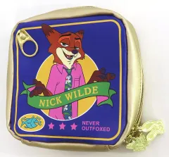 【中古】バッグ ニック・ワイルド(ゴールド) スクエアポーチ 「ズートピア×しまむら」