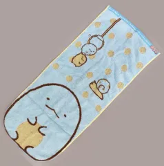 【中古】タオル・手ぬぐい とかげ(ドット) フェイスタオル 「すみっコぐらし」