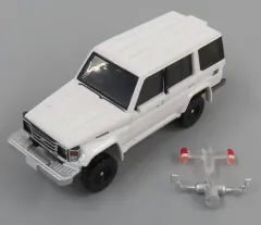 【中古】ミニカー ホワイト(カスタム) 「1/64 トヨタ ランドクルーザー70 コレクション」
