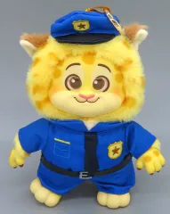 【中古】ぬいぐるみマスコット クロウハウザー(POLICE UNIFORM) 「TOP TOY ズートピア2 New Journeysシリーズ(ぬいぐるみキーチェーン)」