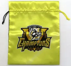 【中古】バッグ 阪神タイガース 2025 JERA セ・リーグ優勝 サテンBIG巾着