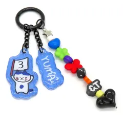【中古】キーホルダー YUMA キーリング 「＆TEAM 3rd Anniversary [縁 DAY]」