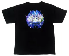 【中古】Tシャツ M!XTUИ3 「ポケモン feat. 初音ミク Project VOLTAGE High↑ Tシャツコレクション ポケミク 18 Harmony Stage ブラック フリーサイズ」 ポケモンセンター限定