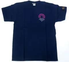 【中古】Tシャツ 魔法陣(ピンク) Tシャツ ネイビー Lサイズ 「魔法少女リリカルなのはStrikerS」