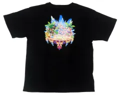 【中古】Tシャツ miracle bloom* 「ポケモン feat. 初音ミク Project VOLTAGE High↑ Tシャツコレクション ポケミク 18 Harmony Stage ブラック フリーサイズ」 ポケモンセンター限定