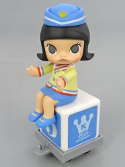 【中古】トレーディングフィギュア Stewardess Molly Blue 「POPMART MOLLY ハッピートレインパーティーシリーズ」
