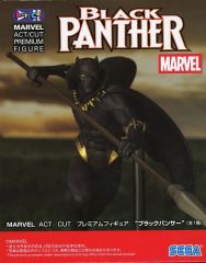 【中古】フィギュア ブラックパンサー 「MARVEL」 ACT/CUT プレミアムフィギュア“ブラックパンサー”