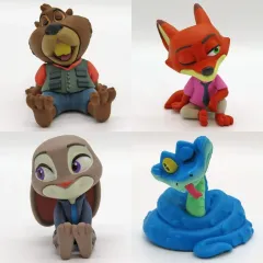 【中古】トレーディングフィギュア 全4種セット 「肩ズンFig. ズートピア2」