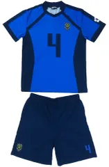 【中古】コスプレ衣装 千切豹馬 ユニフォームコレクション2(上下セット) ブルー Lサイズ 「ブルーロック」