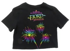 【中古】Tシャツ Mrs. GREEN APPLE アニバーサリーTシャツ ブラック クロップドサイズ 「MGA MAGICAL 10 YEARS ANNIVERSARY LIVE ～FJORD～」