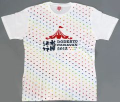 [중고] T 셔츠 캐러밴 T 셔츠 레인보우 스타 화이트 XL 사이즈 [수요일 어떻습니까 DODESYO CARAVAN 2015]