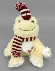 【中古】ぬいぐるみ ピクルス(イエロー) ウィンター ビーンドール 「pickles the frog-かえるのピクルス-」 