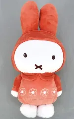 【中古】ぬいぐるみ お花柄のお洋服 レッド 特大サイズぬいぐるみ 「タイトーくじ ミッフィー Pastel Flower Collection」 A賞