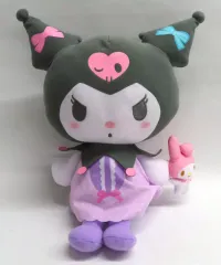 【中古】ぬいぐるみ マイメロディ ガーリーパープル BIGぬいぐるみ -マイメロディと一緒- 「マイメロディ」