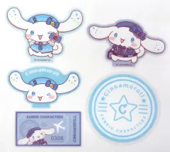 【中古】シール・ステッカー シナモロール Time to Travel with ダイカットステッカーセット 「サンリオキャラクターズ」