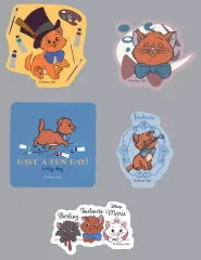 【中古】シール・ステッカー トゥルーズ ダイカットステッカーセット 「Happyくじ ディズニー にゃん・にゃん・にゃん Cat collection」 H賞