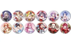 【新品】バッジ・ビンズ 【ボックス】白猫プロジェクト ホログラム缶バッジ(57mm) 04.クリスマスver.(公式イラスト)