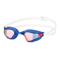 新品 SWANS (スワンズ) 日本製 スイミングゴーグル VALKYRIE ヴァルキリー SR-72MITPAFAB NAV/R ネイビー×MITレッドミラー レーシング くもり止め クッション付き Fina承認モデル 抗菌 はがれないMITミラーレンズ