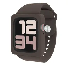 新品 EYLE Apple Watch Series 6 / 5 / 4 / SE 44mm ケース バンド一体型 TPU+PC TILE チャコール XEA03-TL-CH