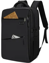 【人気商品】軽量 バックパック 撥水 スクエア 防水 PC 旅行 15.6インチ 通勤 大容量 通学 ビジネスリュック 高校生 A4 男子 メンズ ブラック リュック グレー