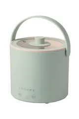 新品 エレコム 保温調理鍋 800mL 1台6役【低温調理/蒸す/1合炊飯/煮る/煮込む/茹でる】 タイマー機能 コンパクト 蒸し皿付き ガラス蓋付き Hot a la Pot 卓上鍋 多機能調理なべ ケーブル長1.5m ミント HAC-HEP01GRのサムネイル
