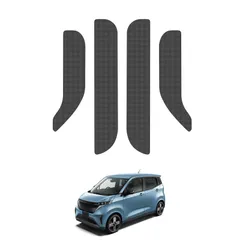 新品 SHAOHAO 新型 TPU改良素材 日産 SAKURA サクラ B6系 ドアキックガード 専用 サクラ B6系 キックガード 運転席用 助手席用 貼り付け簡単 汚れ防止 キズ防止 蹴り防止 ドアトリムガード サクラ B6アクセサリー 車用品 内装保護