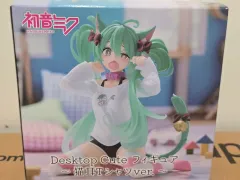 初音ミク TAITO タイトー デスクトップ キュート 猫ミミ シャツ フィギュア 開封品