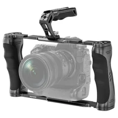 新品 NEEWER 汎用型カメラケージ &トップハンドルセット 3/8ARRI 位置決めピン付き ビデオリグカメラスタビライザー Arcaタイプベース デュアルハンドグリップ コンパチブル SmallRig CA016Tのサムネイル