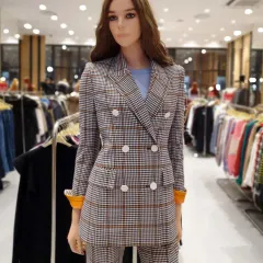 エゴイスト(EGOIST) ダブル チェック柄 ジャケット 55-66 新品