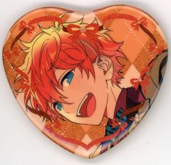 あんさんぶるスターズ あんスタ ホワイトデー ハート缶バッジ 月永レオ