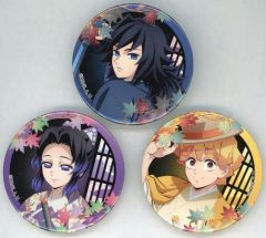 鬼滅の刃 京まふ 缶バッジ3個セット 冨岡義勇 胡蝶しのぶ 我妻善逸