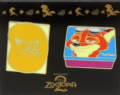 【中古】バッジ・ピンズ ニック・ワイルド ピンバッジ 「ズートピア2×東京ばな奈」