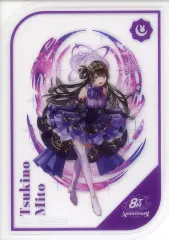 【中古】キャラカード 月ノ美兎 クリアカード 「バーチャルYouTuber にじさんじ 8th Anniversary」 にじさんじオフィシャルストア 対象商品購入特典