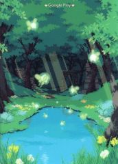 [중고] 캐릭터 카드 배경 (숲) 오리지널 클리어 카드 [몬스터 스트라이크] Google Play 대 추수 감사절 2024 다이아몬드 플래티넘 회원 한정 게임 등록 선착 선물