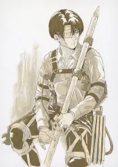 【中古】キャラカード リヴァイ・アッカーマン ビジュアルカード 「劇場版 進撃の巨人 THE LAST ATTACK」 2週目入場者特典