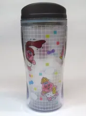 【中古】マグカップ･湯のみ おぱんちゅうさぎ＆着衣グマ＆脱帽かっぱ オリジナルタンブラー「おぱんちゅうさぎ×極楽湯・RAKU SPA おぱんち湯」 おぱんちゅいちごうさぎカルピス購入特典のサムネイル