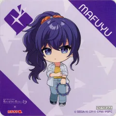 【中古】コースター 朝比奈まふゆ オリジナルコースター 「劇場版プロジェクトセカイ 壊れたセカイと歌えないミク×カラオケ館コラボキャンペーン」 第2弾 コラボドリンク注文特典