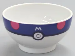 【中古】食器 マスターボール柄 オリジナルお茶碗 「Oisix×ようこそ！ポケモンカフェ ～まぜまぜパズル～」 Kit Oisix特典