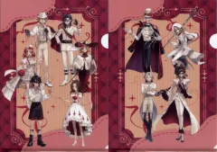 【中古】クリアファイル 集合 A4クリアファイルセット 運命の赤い糸 ver. 「Identity V 第五人格×THEキャラCAFE～愛しいあなたと運命の赤い糸～」