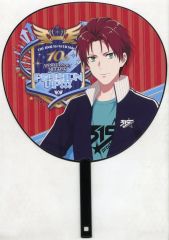 [중고] 부채와 부채 눈썹 예심 공식 응원 점보 부채 [아이돌 마스터 SideM 10th ANNIVERSARY MEETING ~P@SSION UP!!!~]