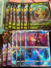 リーフィアv8枚 かがやくゲッコウガ４枚 サーナイトv2枚