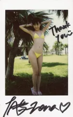 【中古】生写真(女性) ☆有馬奈那/直筆サイン・メッセージ入り/生チェキ