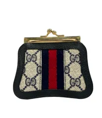 グッチ コインケース がま口 オールドグッチ シェリーライン レディース GUCCI