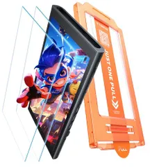 ☆新品☆TORRAS 【mybestが選ぶ】For Switch 2 保護フィルム ブルーライトカット 傷のつきにくさ一位 無色透明 航空宇宙材料 米軍規格 全面保護 耐衝撃 気泡ゼロ 2枚セット スイッチ2 保護フィルム ワンプル(Just f0efba06