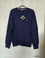 105/新品/ビバリーヒルズ ポロクラブ オーガニックコットン ケーブル ニット