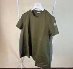 モンクレール MONCLER カーキ Tシャツ へプラム ドッキング - メルカリ